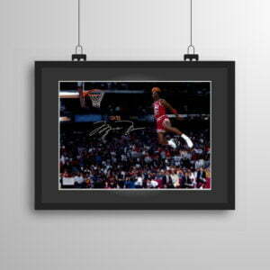Framed Michael Jordan 1988 'Slam-Dunk' Print