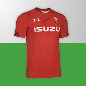 Official 2019 Wales Grand Slam Jersey Signed by George North