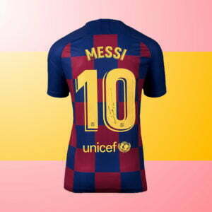 Official 2019/20 FC Barcelona Shirt Signed by Lionel Messi